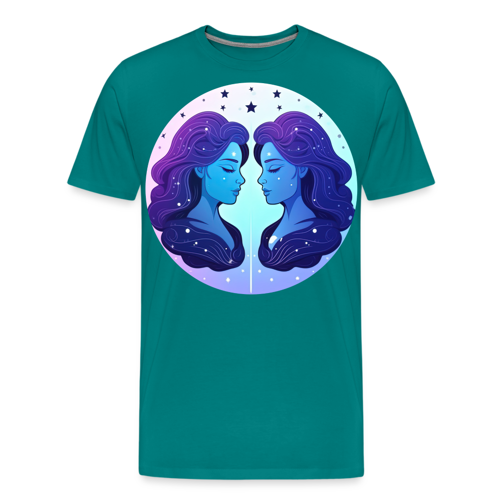 Men's Magic Gemini Premium T-Shirt - teal