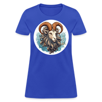 Thumbnail for Women's Symbol Capricorn T-Shirt - royal blue