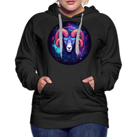 Thumbnail for Women’s Magic Aries Premium Hoodie - black