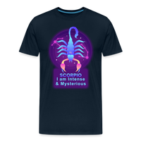 Thumbnail for Men's Neon Scorpio Premium T-Shirt - deep navy