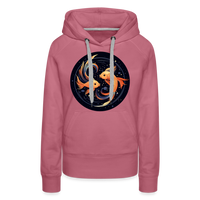 Thumbnail for Women’s Mystic Pisces Premium Hoodie - mauve