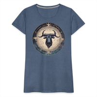 Thumbnail for Women’s Mythical Taurus Premium T-Shirt - heather blue