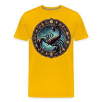 Thumbnail for Men's Mythical Scorpio Premium T-Shirt - sun yellow