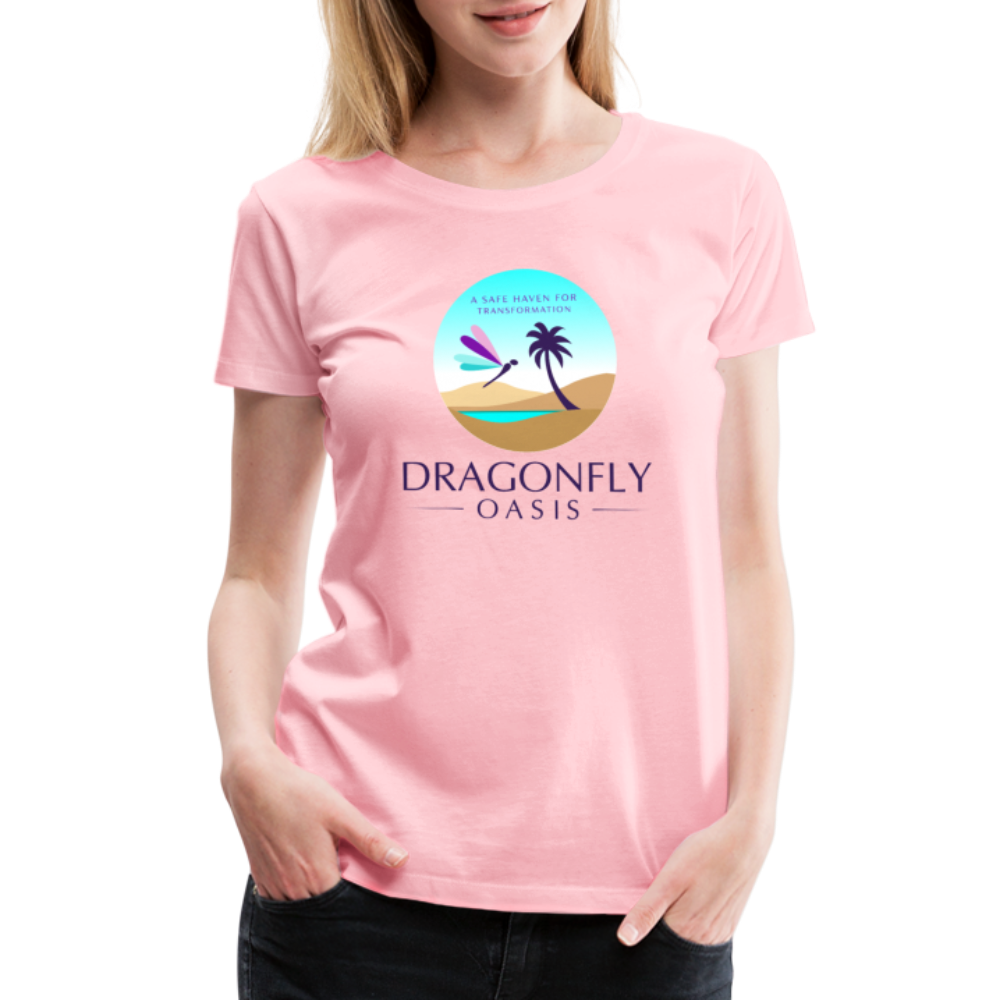 Women's Dragonfly Oasis V.1 Premium T-Shirt - pink