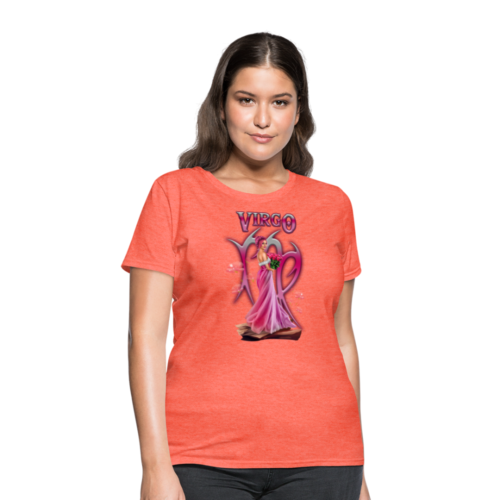 Astral Virgo Women's T-Shirt - heather coral