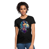 Thumbnail for Women's Mythical Aquarius T-Shirt - black