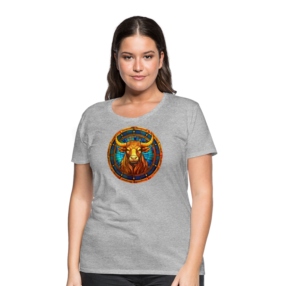 Women’s Mosaic Taurus Premium T-Shirt - heather gray