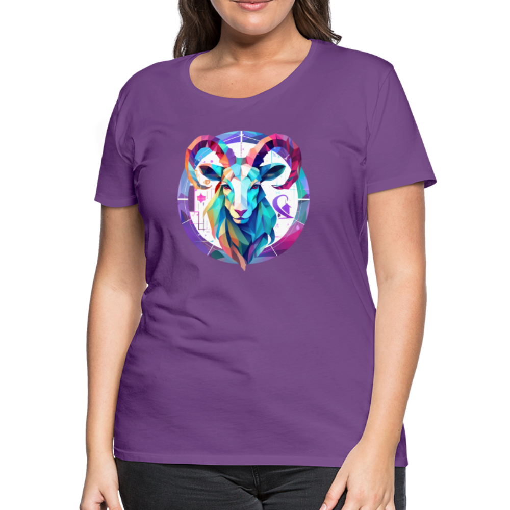 Women’s Mythical Aries Premium T-Shirt - purple