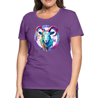 Thumbnail for Women’s Mythical Aries Premium T-Shirt - purple