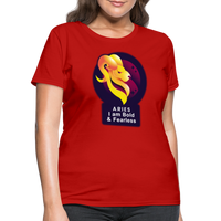 Thumbnail for Women's Glow Aries T-Shirt - red