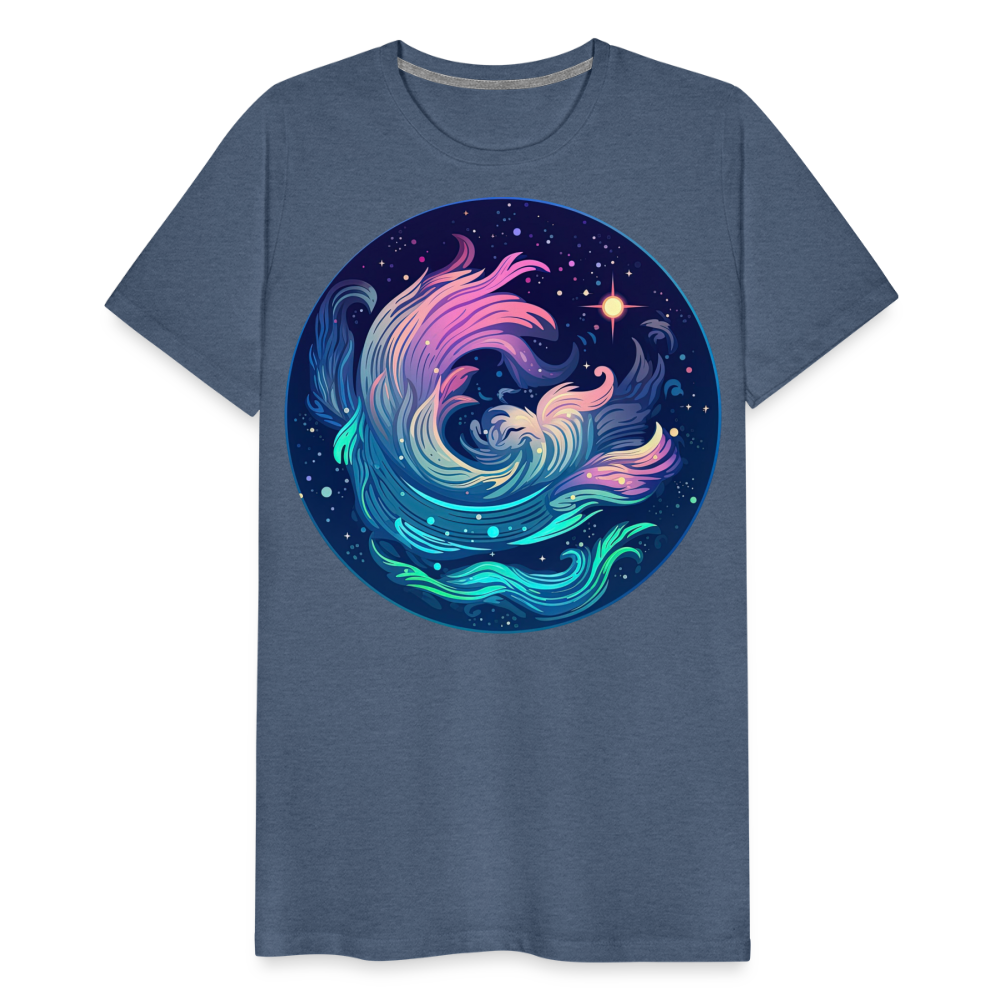 Men's Magic Aquarius Premium T-Shirt - heather blue