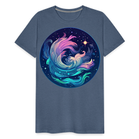 Thumbnail for Men's Magic Aquarius Premium T-Shirt - heather blue