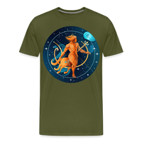 Thumbnail for Men's Mythical Sagittarius Premium T-Shirt - olive green