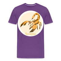 Thumbnail for Men's Mosaic Scorpio Premium T-Shirt - purple