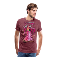 Thumbnail for Men's Astral Virgo Premium T-Shirt - heather burgundy