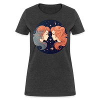 Thumbnail for Women's Mystic Gemini T-Shirt - heather black