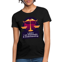 Thumbnail for Women's Glow Libra T-Shirt - black