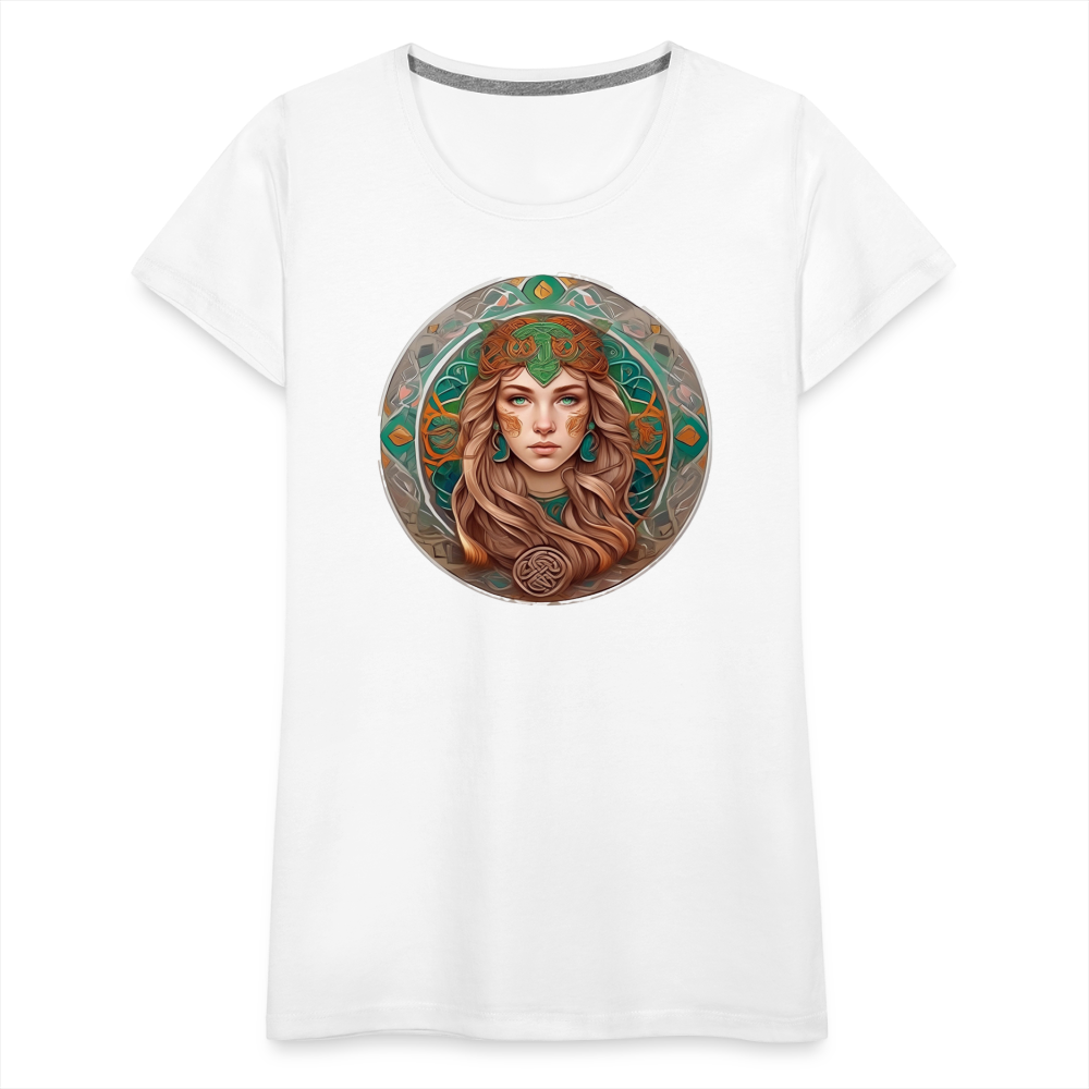 Women’s Mythical Virgo Premium T-Shirt - white