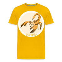 Thumbnail for Men's Mosaic Scorpio Premium T-Shirt - sun yellow