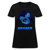 Thumbnail for Women's Stellar Aquarius T-Shirt - black