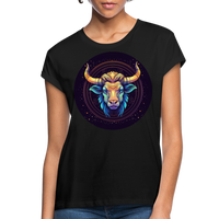 Thumbnail for Women's Magic Taurus Relaxed Fit T-Shirt - black