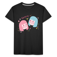 Thumbnail for Kid’s Pinky Gemini Premium Organic T-Shirt - black