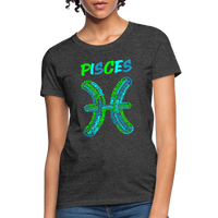 Thumbnail for Women's Power Words Pisces T-Shirt - heather black