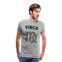 Thumbnail for Men's Power Words Virgo Premium T-Shirt - heather gray