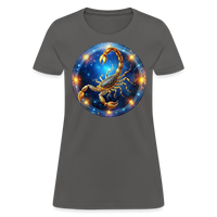 Thumbnail for Women's Mystic Scorpio T-Shirt - charcoal