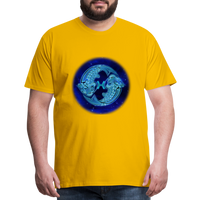 Thumbnail for Men's Pisces Premium T-Shirt - sun yellow