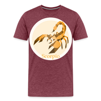 Thumbnail for Men's Mosaic Scorpio Premium T-Shirt - heather burgundy