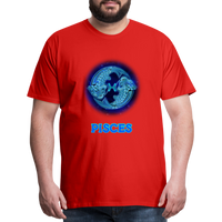 Thumbnail for Men's Pisces Premium T-Shirt - red