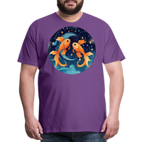 Thumbnail for Men's Magic Pisces Premium T-Shirt - purple