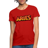 Thumbnail for Women's Aries New Design T-Shirt - red