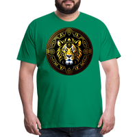 Thumbnail for Men's Mythical Leo Premium T-Shirt - kelly green