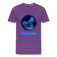 Thumbnail for Men's Aquarius Premium T-Shirt - purple