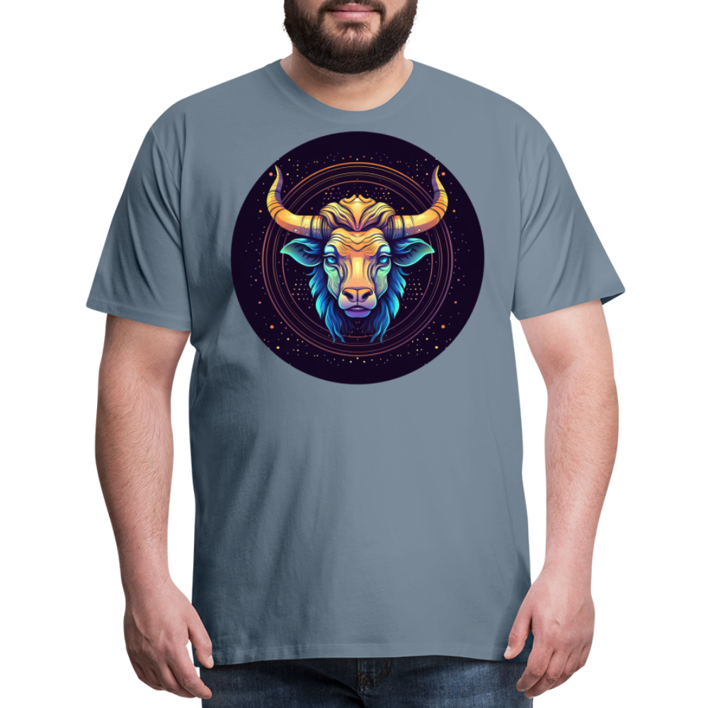 Men's Magic Taurus Premium T-Shirt - steel blue