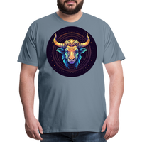 Thumbnail for Men's Magic Taurus Premium T-Shirt - steel blue