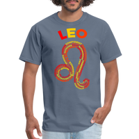 Thumbnail for Men's Power Words Leo Classic T-Shirt - denim