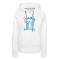 Thumbnail for Women's Power Words Gemini Premium Hoodie - white