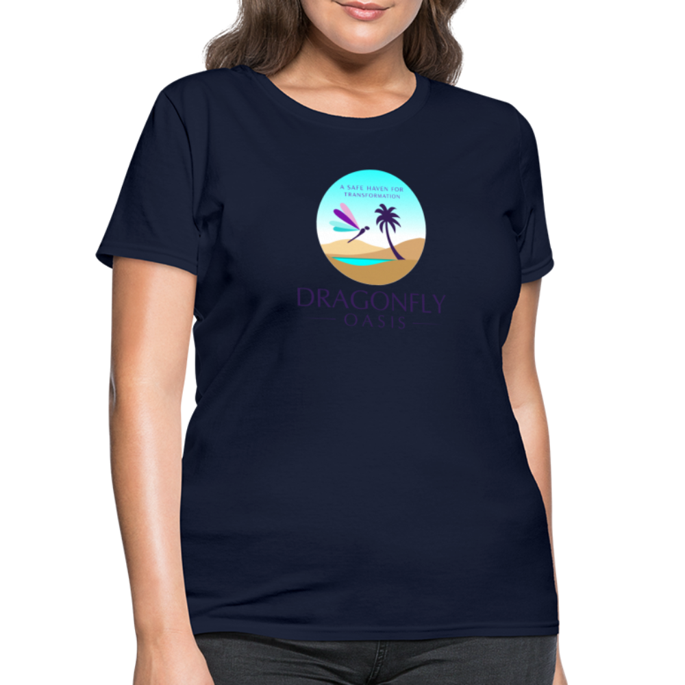 Women's Dragonfly Oasis V.1 Capricorn T-Shirt - navy