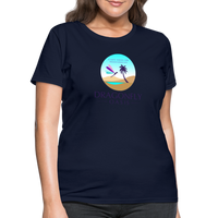 Thumbnail for Women's Dragonfly Oasis V.1 Capricorn T-Shirt - navy