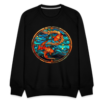 Thumbnail for Men’s Mosaic Pisces Premium Sweatshirt - black