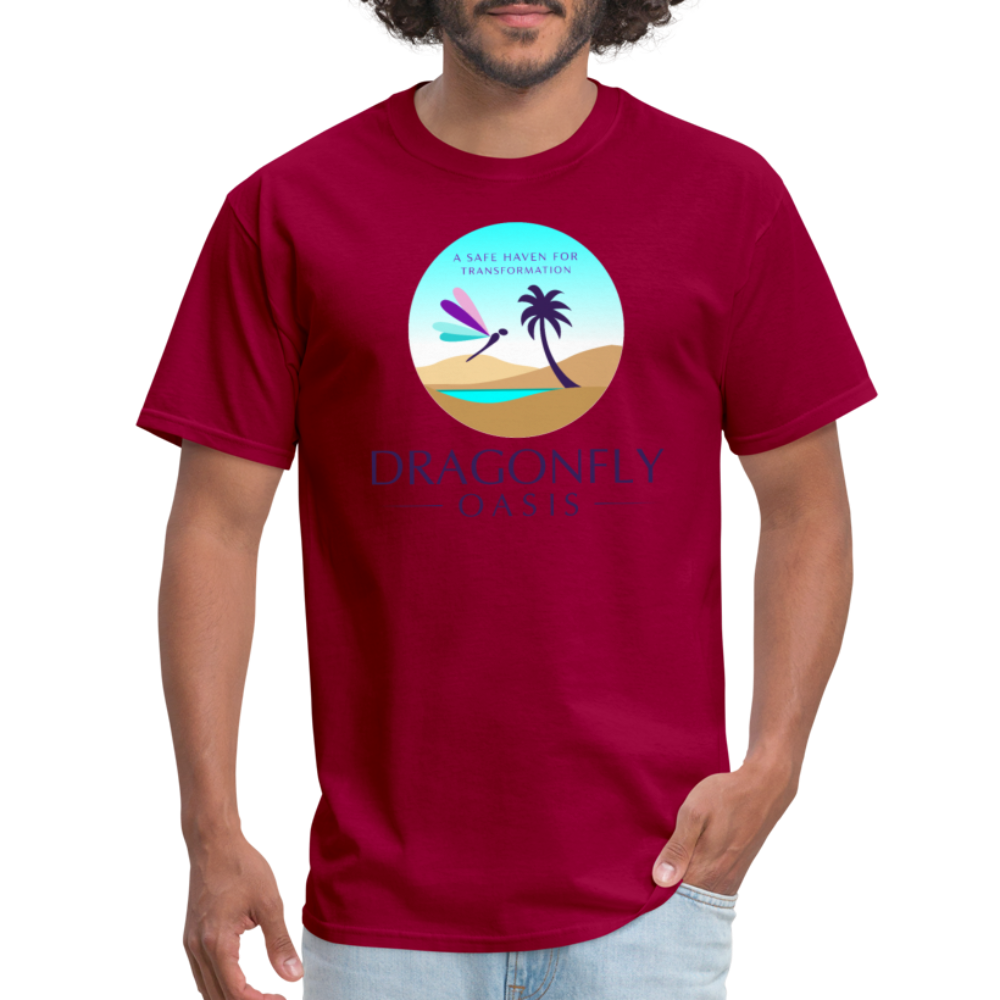 Men's Dragonfly Classic T-Shirt - dark red