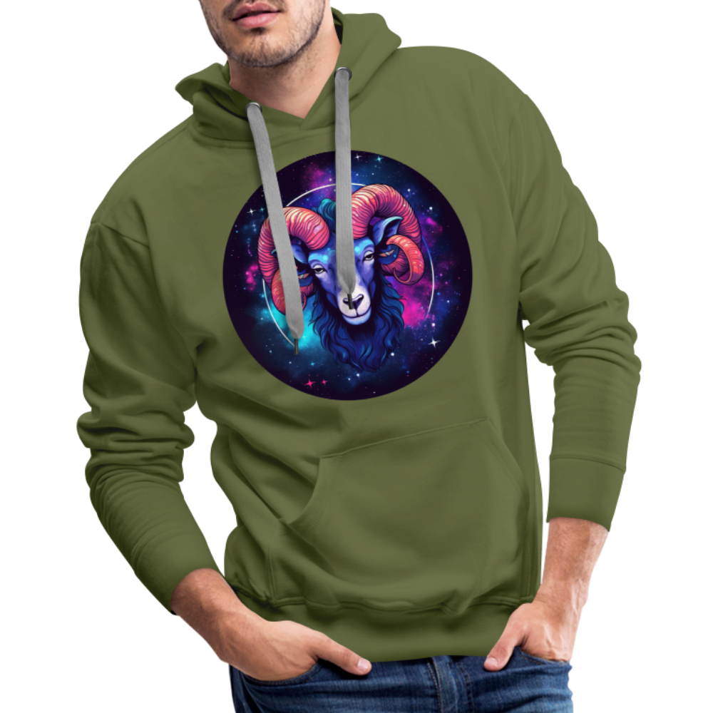 Men’s Magic Aries Premium Hoodie - olive green