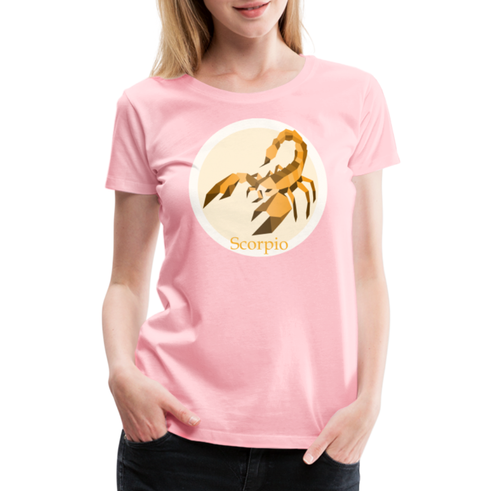 Women’s Mosaic Scorpio Premium T-Shirt - pink