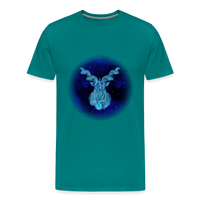 Thumbnail for Men's Stellar Capricorn Premium T-Shirt - teal