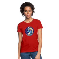 Thumbnail for Women's Mythical Capricorn T-Shirt - red