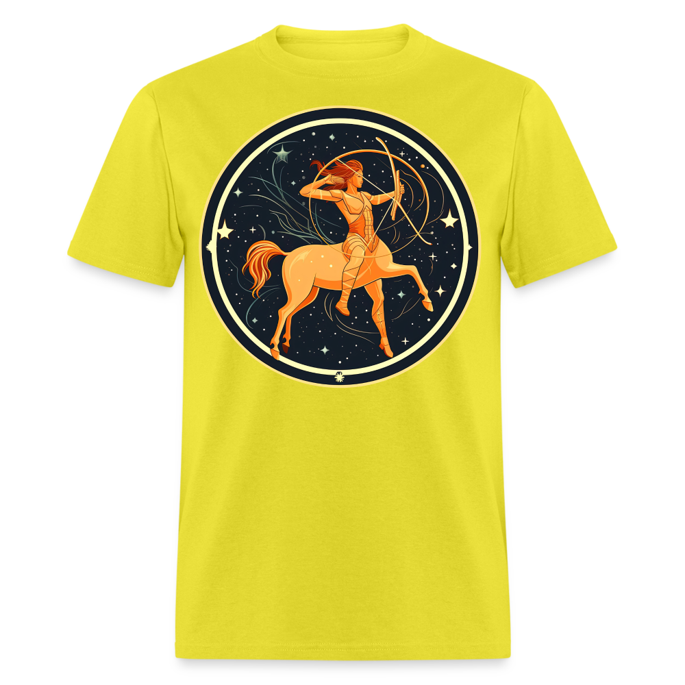 Men's Mystic Sagittarius Classic T-Shirt - yellow