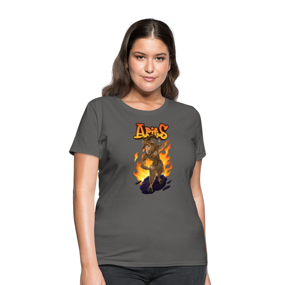 Women's Aries Narihndrab T-Shirt - charcoal